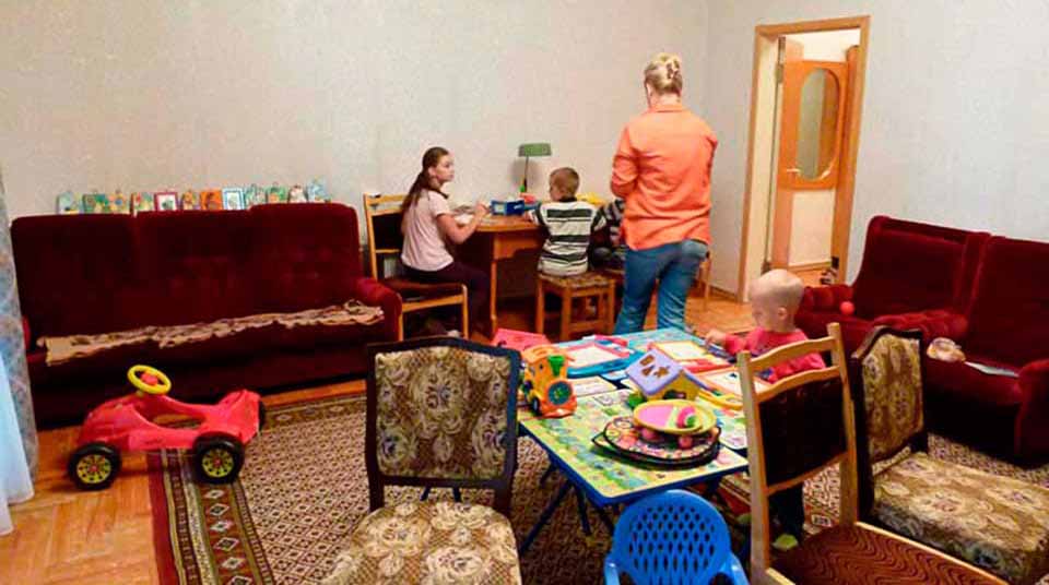 Детская комната в корпусе №1 санатория Орджоникидзе в Кисловодске