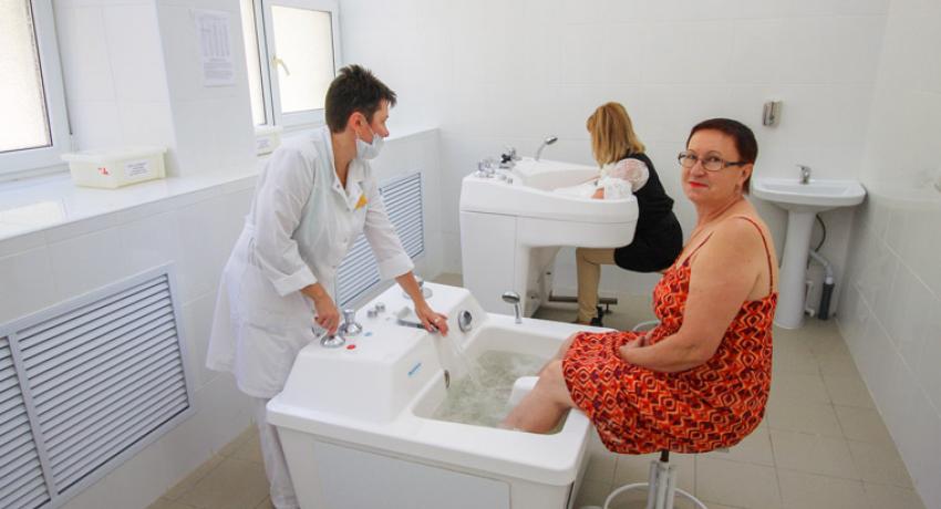 Вихревые ванны в санатории Орджоникидзе. Кисловодск 